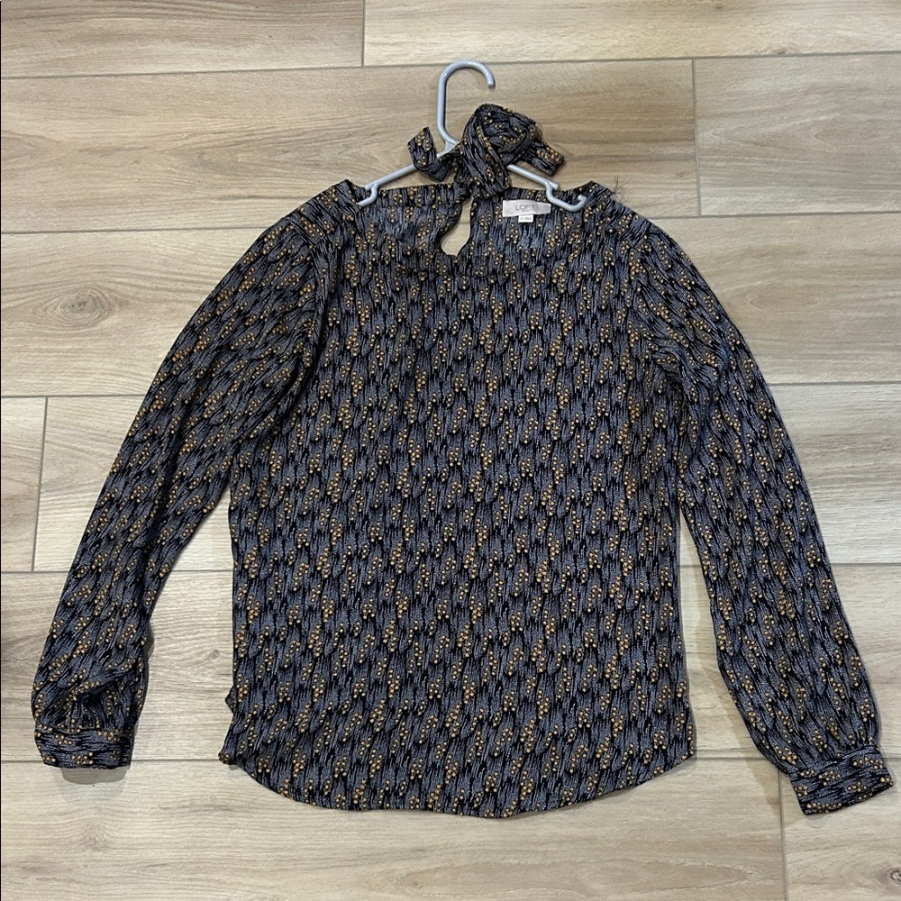 Loft star blouse size XS
